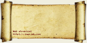 Hana Vujaklija vizit kartica